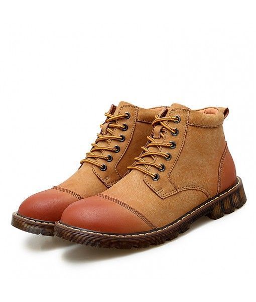 Professional Comfortable Vintage Wear Resistant High Top Men Ankle Mens Casual Martin Boots 