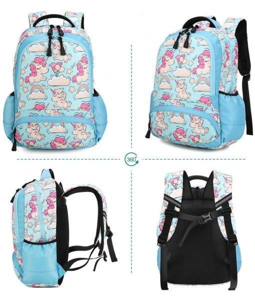 3 in 1 Children School Backpack 3D Cartoon Animals Unicorn Design Waterproof For Baby Girls Kindergarten Kids School Bags 