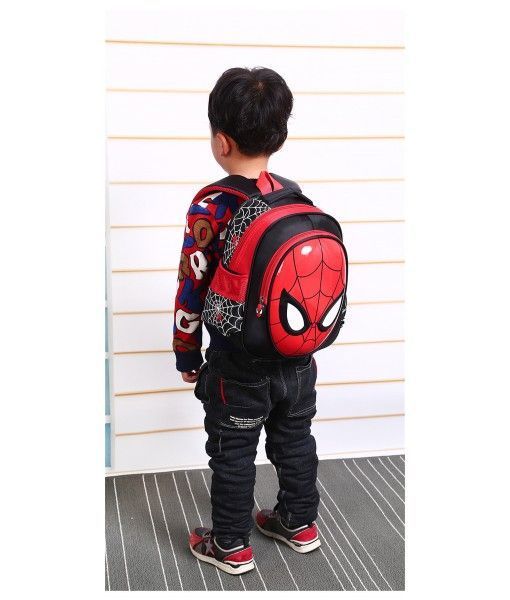 3-6 Year Old School Bags For Boys Waterproof Backpacks Child Spiderman Book bag Kids Shoulder Bag Satchel Knapsack