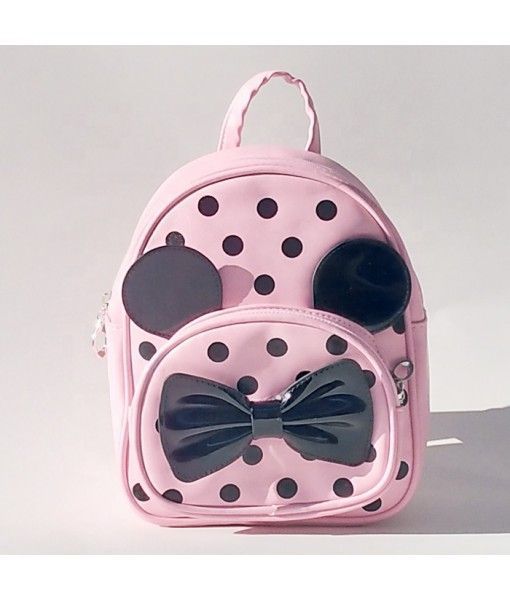 baby cute fashion child kids Kindergarten backpack school bags PINK