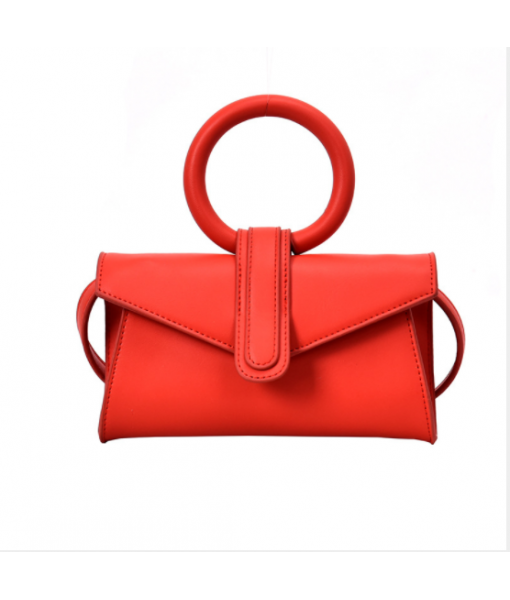 Chic ring small purse for women new fashion Korean version mini simple handbag for women retro style crossbody bag 