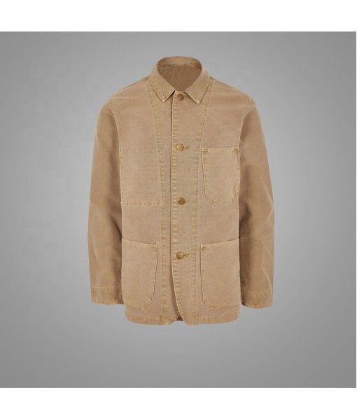  Hot Sell Fashion Men Vintage Button-down Jacket