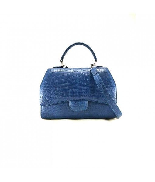 Crocodile Top Fashion Genuine Leather Hand Bag for Women