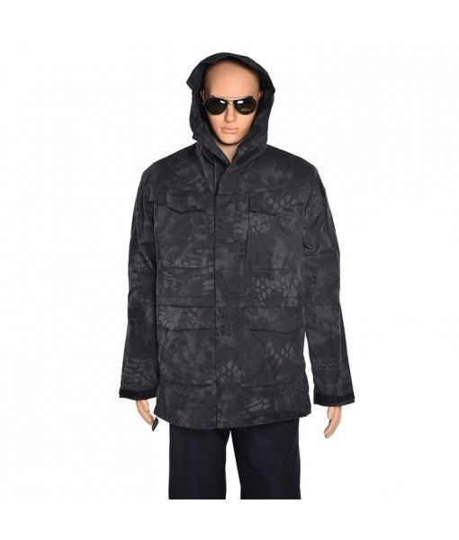 New Design custom coat running clothing waterproof breathable sports camo men winter jacket