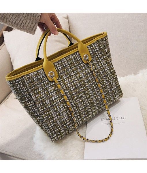 Luxury Women Handbags High Quality Canvas Casual Shoulder Bags Chic Tote Bag