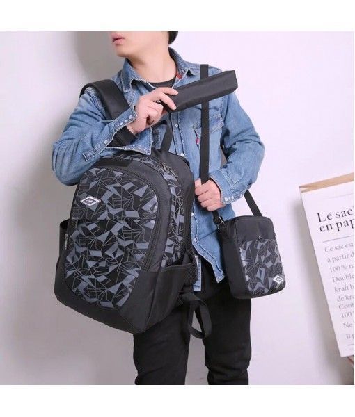 BLACK Latest child school bags for high school students