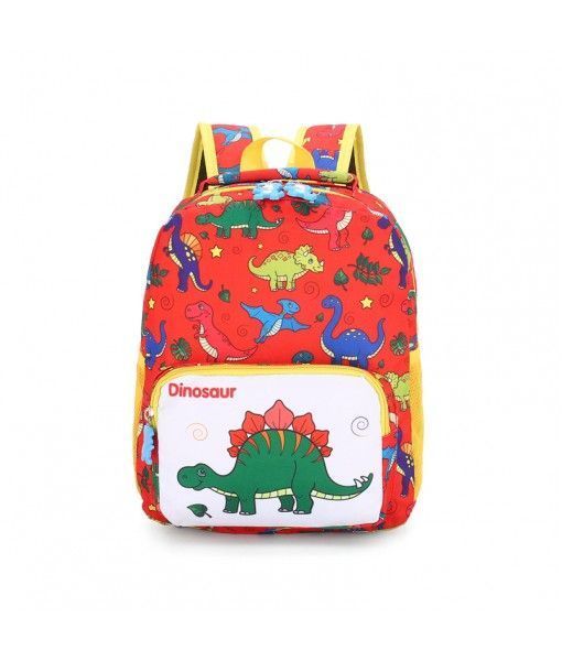 Waterproof Nylon Girls Boys Kindergarten School backpack Cartoon Printed Lovely dinosaur child kids School bag 3