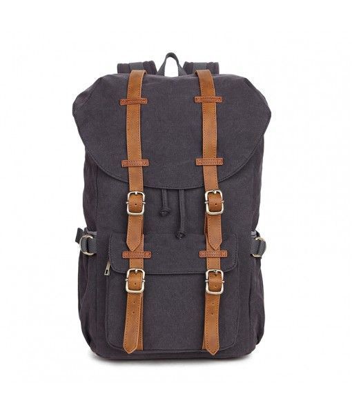 Anti theft waterproof sports canvas leather laptop mens backpack bags for baseball match