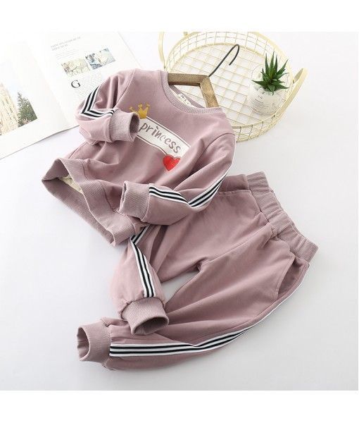 girls fashion clothing different size for 100-140 cm kids clothing girls Cotton girls clothing set 