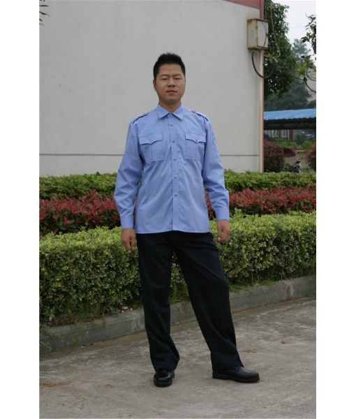 High quality cotton crescent white long sleeved shirt
