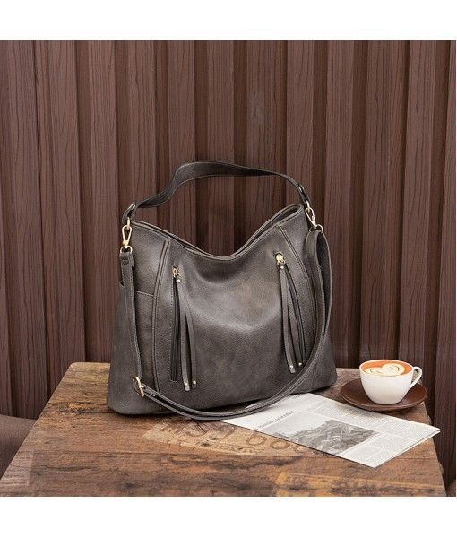 Spring new women's large capacity Portable Single Shoulder Messenger Bag women soft leather tote bag simple bag available