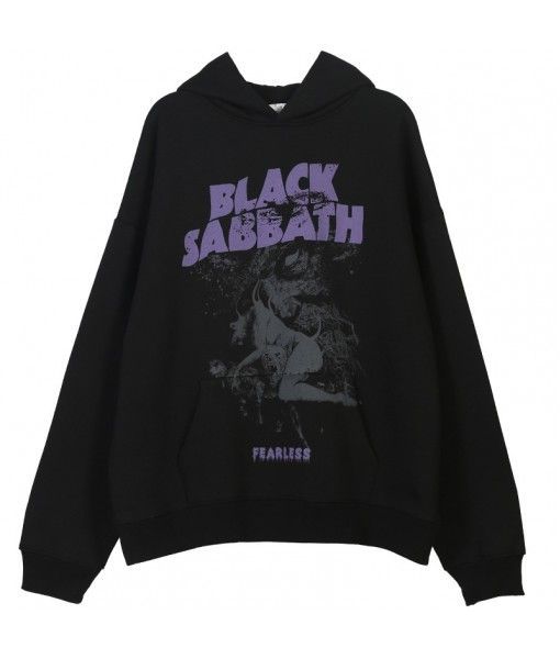 #Ovdy 19fw original fashion brand men's and women's couple's bodyguard Hoodie rock band black holiday theme