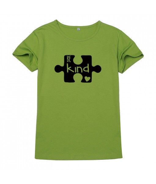 Goods in stock! Be kind foreign trade women's T-shirt European and American women's wear wise Amazon popular cross border women's T-shirt
