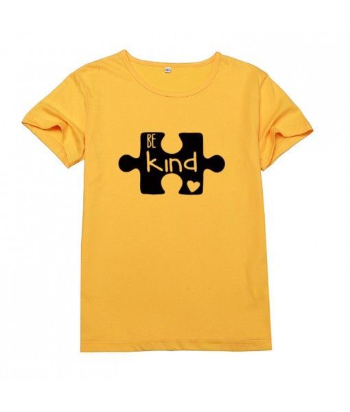 Goods in stock! Be kind foreign trade women's T-shirt European and American women's wear wise Amazon popular cross border women's T-shirt
