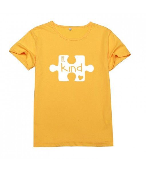 Goods in stock! Be kind foreign trade women's T-shirt European and American women's wear wise Amazon popular cross border women's T-shirt
