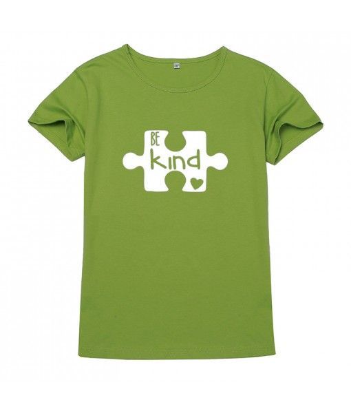 Goods in stock! Be kind foreign trade women's T-shirt European and American women's wear wise Amazon popular cross border women's T-shirt
