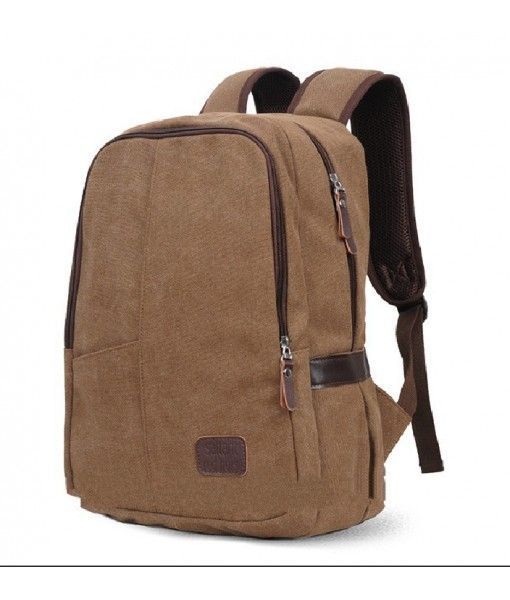 2019 Hot China wholesale vintage canvas backpack for school and travelling