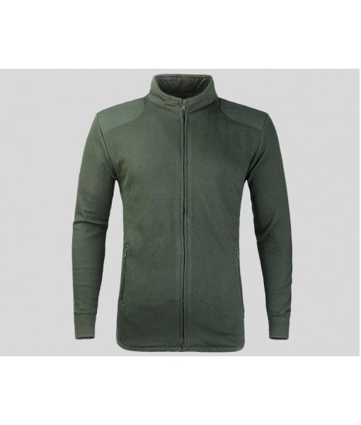 07 authentic winter fitness training suits fire Olive Green fleece warm Sweater outdoor cashmere sweater