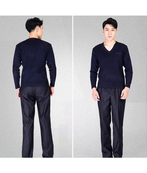 2019 spring new Korean men's sweater wild round neck sweater bottoming shirt