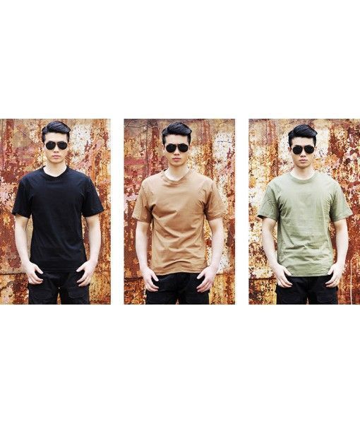 Full cotton dry color T-shirt