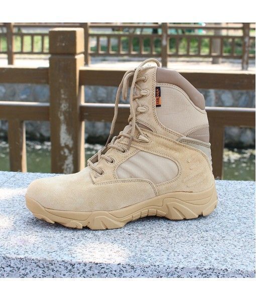 Special soldier desert combat boots