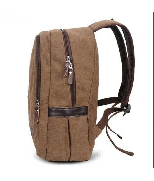 2019 Hot China wholesale vintage canvas backpack for school and travelling