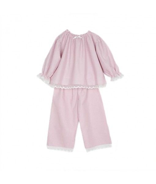 Top Quality china silk pajamas solid boutique long sleeve girls sleepwear